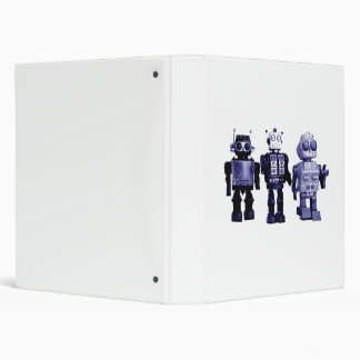 blue robots binder