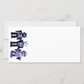 blue robots photo card (Front)
