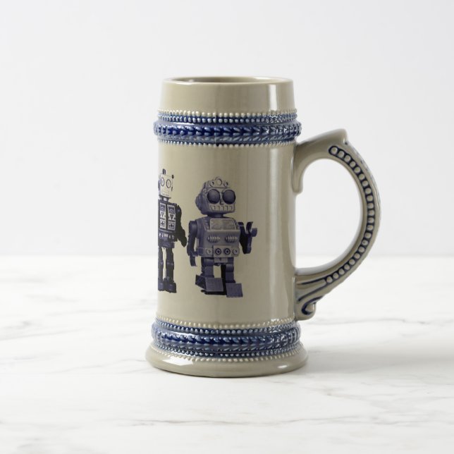 blue robots stein (Right)