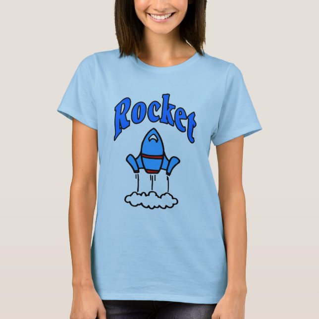 Blue Rocket logo Shirt (Front)