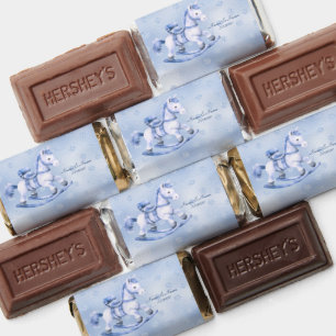 Blue Rocking Horse Hershey's Miniatures