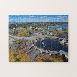 Blue Rocks Nova Scotia. Jigsaw Puzzle