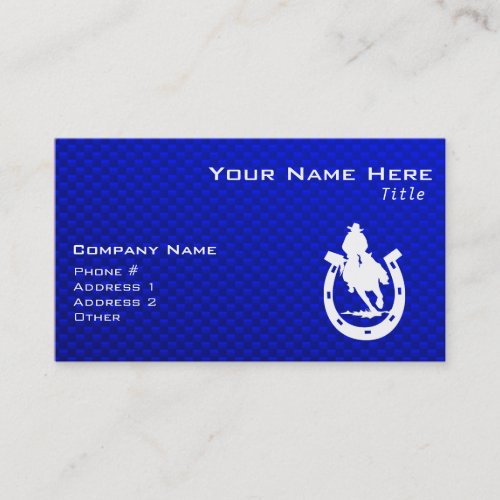 Blue Rodeo Business Card Templates