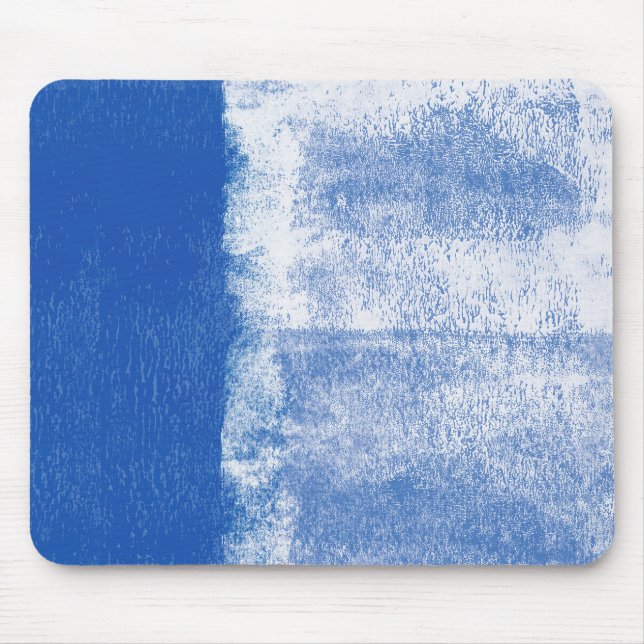 Blue rolled paint mouse pad (Front)