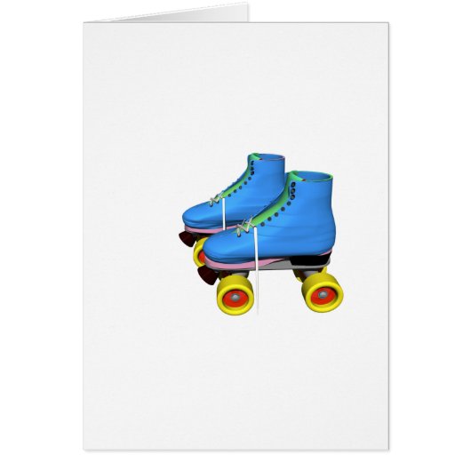 Blue Roller Skates Cards (Front)