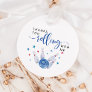 Blue Rolling Bowling Birthday Party  Favor Tags
