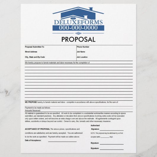 Blue Roof Proposal (Front)