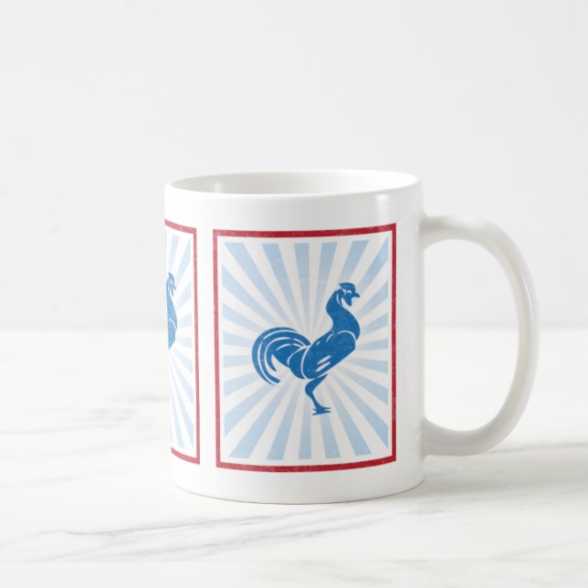 Blue Rooster Coffee Mug (Right)