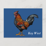 Blue Rooster Key West Post Card