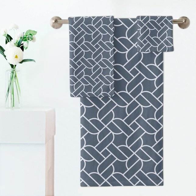 Blue Rope Pattern Towel (Creator Uploaded)