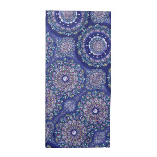 Blue Rosace Cloth Napkin