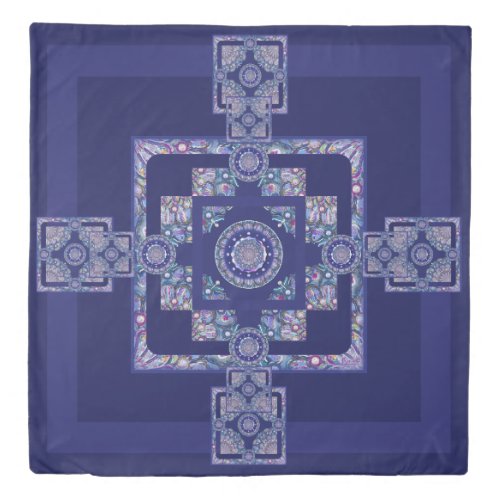 Blue Rosace