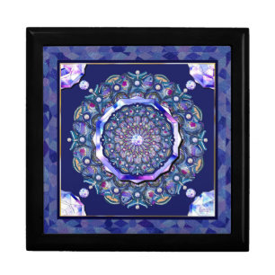 Blue Rosace Gift Box