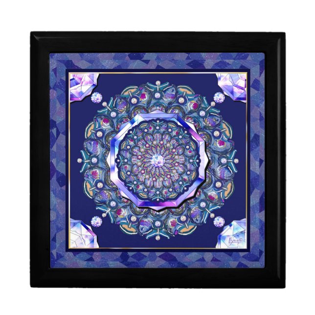 Blue Rosace  Gift Box (Front)