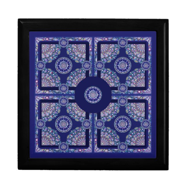 Blue Rosace Gift Box (Front)