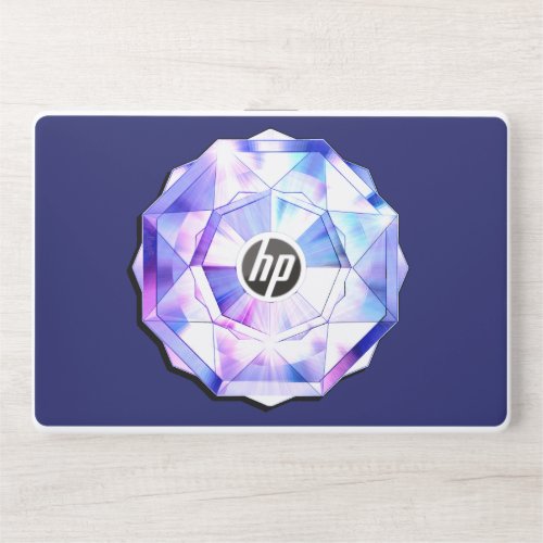 Blue Rosace  HP Laptop Skin