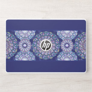 Blue Rosace  HP Laptop Skin
