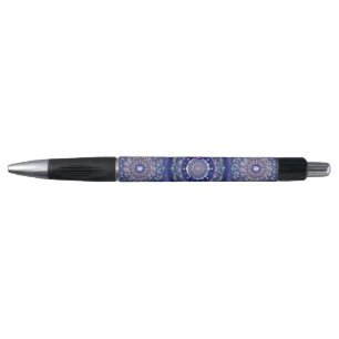Blue Rosace Pen