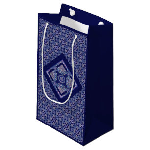 Blue Rosace Small Gift Bag