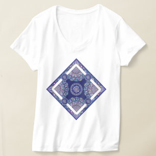 Blue Rosace T-Shirt