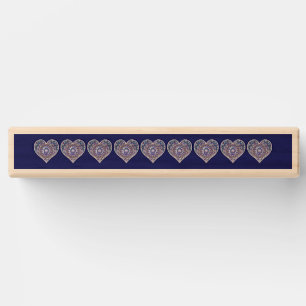 Blue Rosace Topple Tower