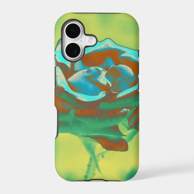 Blue Rose 2 Iphone Case (Back)