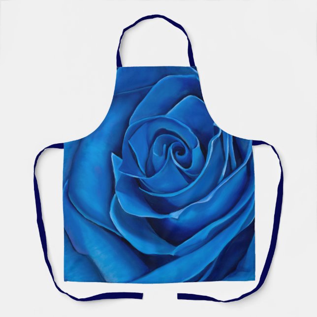 Blue Rose Apron (Front)