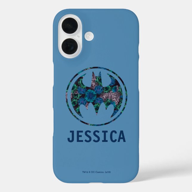 Blue Rose Bat Signal Case-Mate iPhone Case (Back)