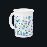 Blue rose beverage pitcher<br><div class="desc">Blue rose</div>