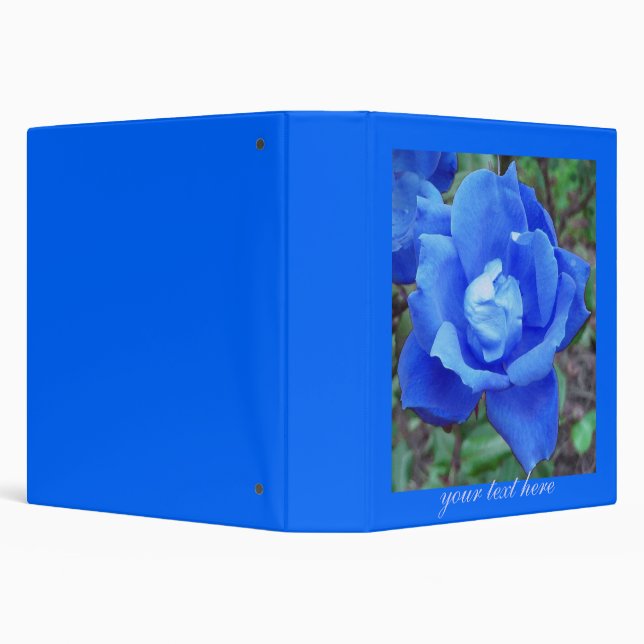 Blue Rose binder 1.5 inch size (Background)