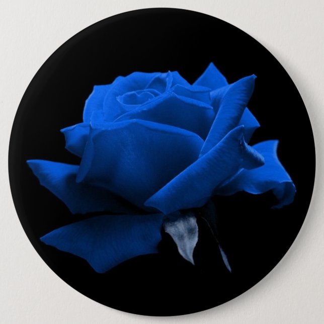 Blue Rose Button (Front)