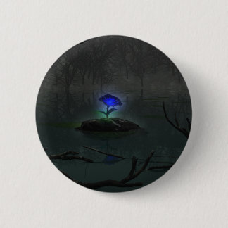 Blue Rose Button
