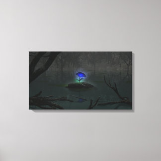 Blue Rose Canvas Print