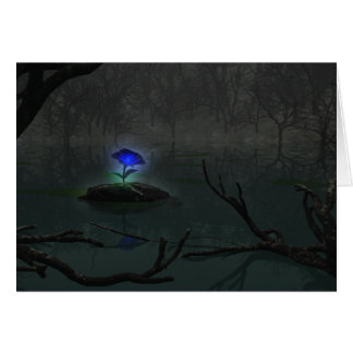 Blue Rose Card
