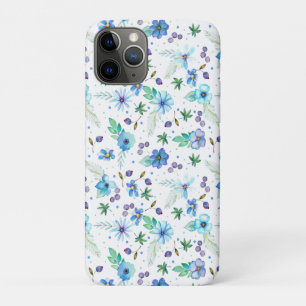 Blue rose iPhone 11 pro case