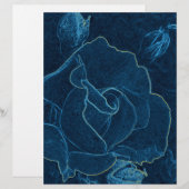 blue rose contour (Front/Back)