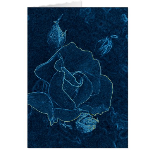 blue rose contour cards (Front)