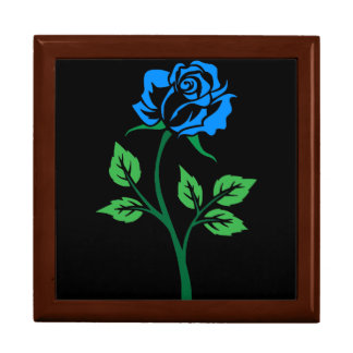 Blue Rose Customizable Keepsake Box