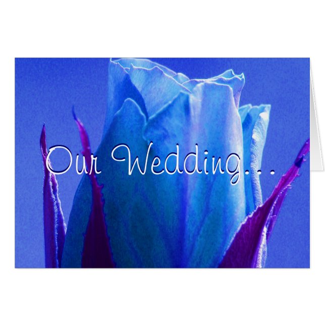 Blue Rose Delight Cards (Front Horizontal)
