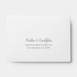 Blue Rose Envelope