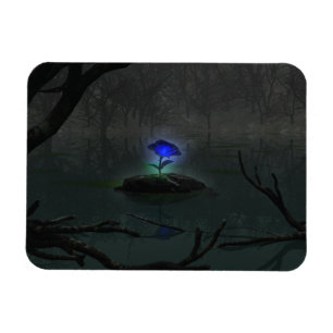 Blue Rose Flexible Magnet
