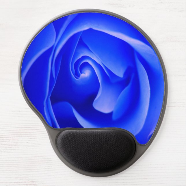 blue rose gel mouse pad (Front)