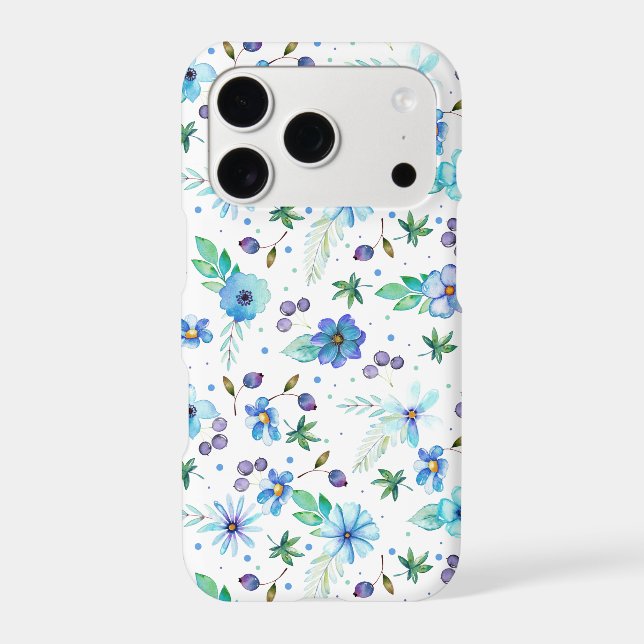 Blue rose iphone case (Back)