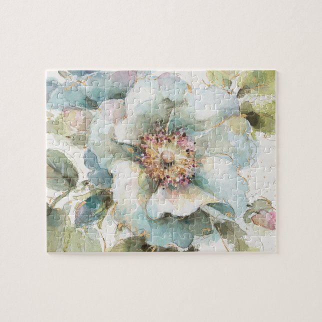 Blue Rose Jigsaw Puzzle (Horizontal)