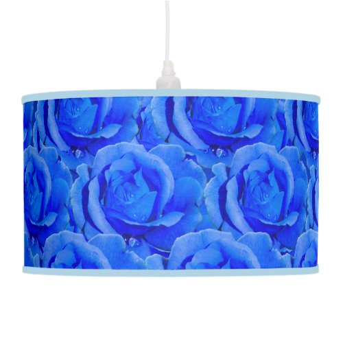 Blue Rose Lamp Romantic Roses Flower Floor Lamp