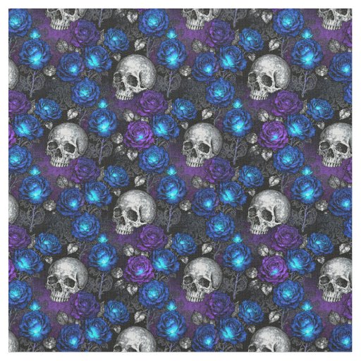 Blue Rose Magic Fabric