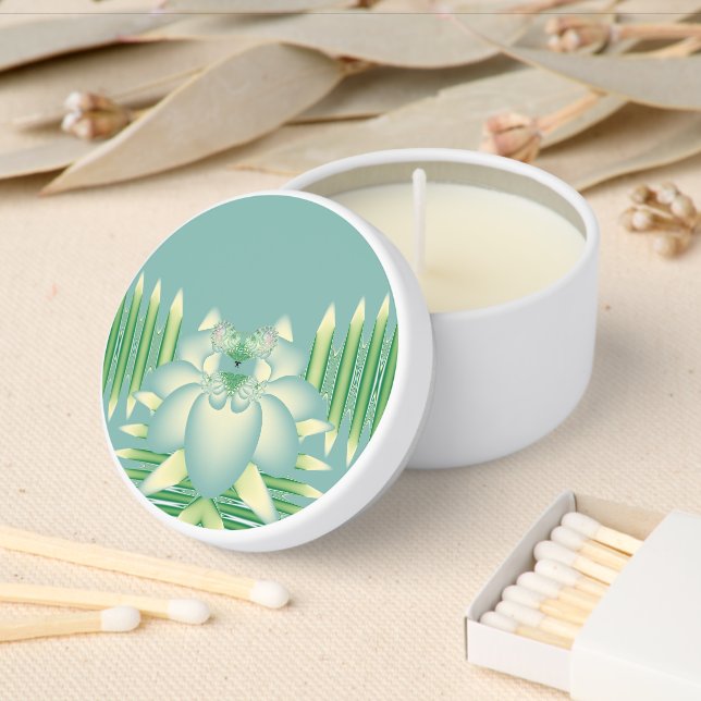 Blue Rose Mini Candle Favors (Insitu)