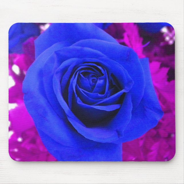 Blue Rose Mouse pad (Front)