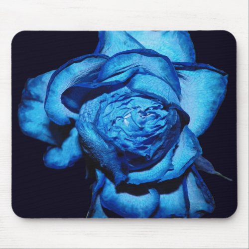 Blue Rose Mouse Pad