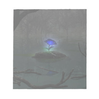 Blue Rose Notepad